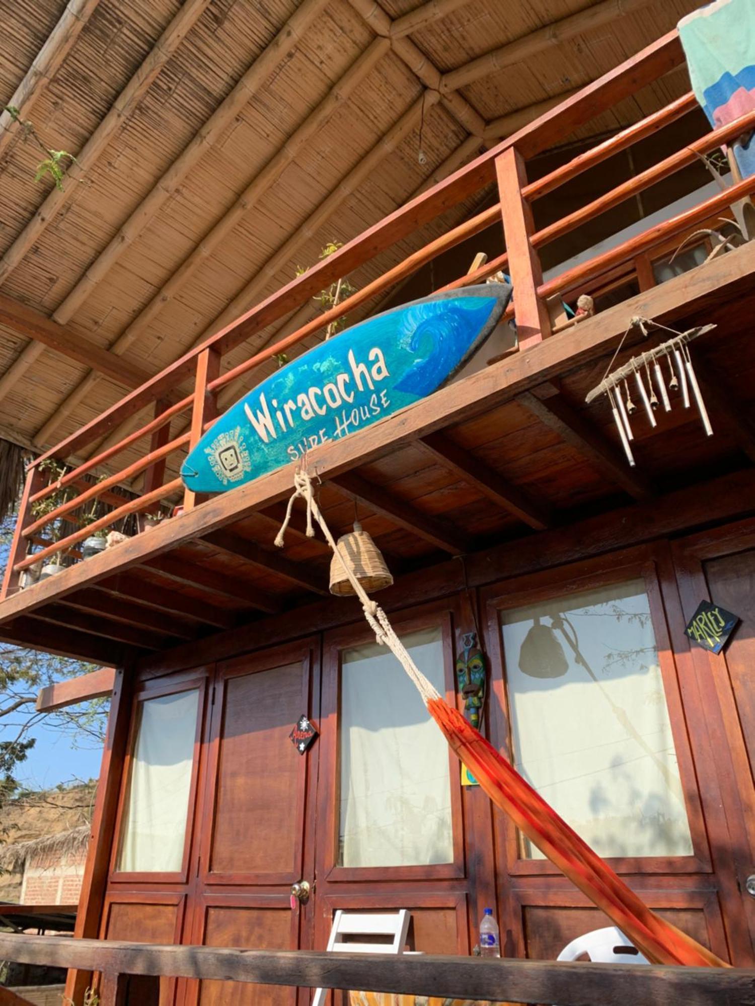 Wiracocha Hostal Mancora Bagian luar foto